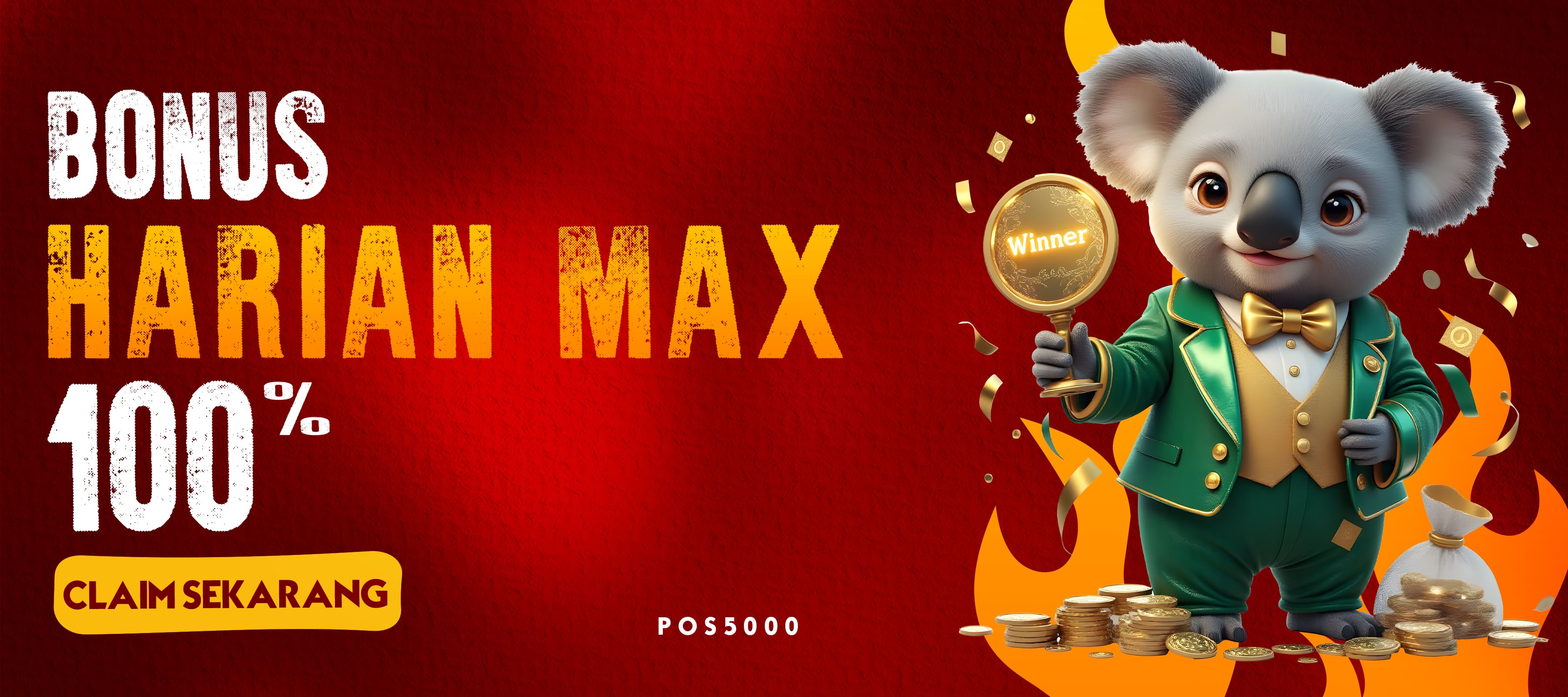 BONUS MAX HARIAN 100%